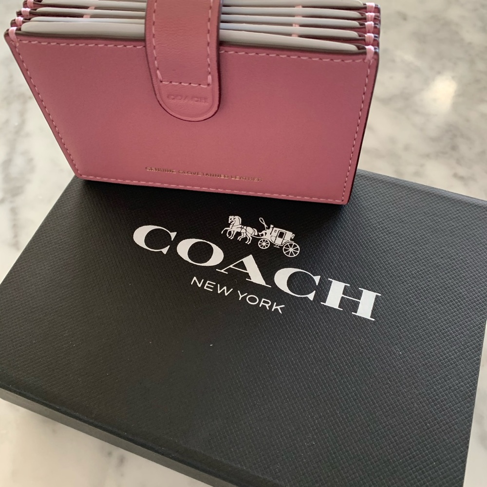 Coach card holder - new with tags!